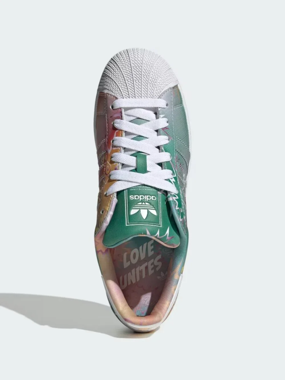Adidas Pride SUPERSTAR II SHOES New In Box Mens Sz 9/ Womens Sz 10